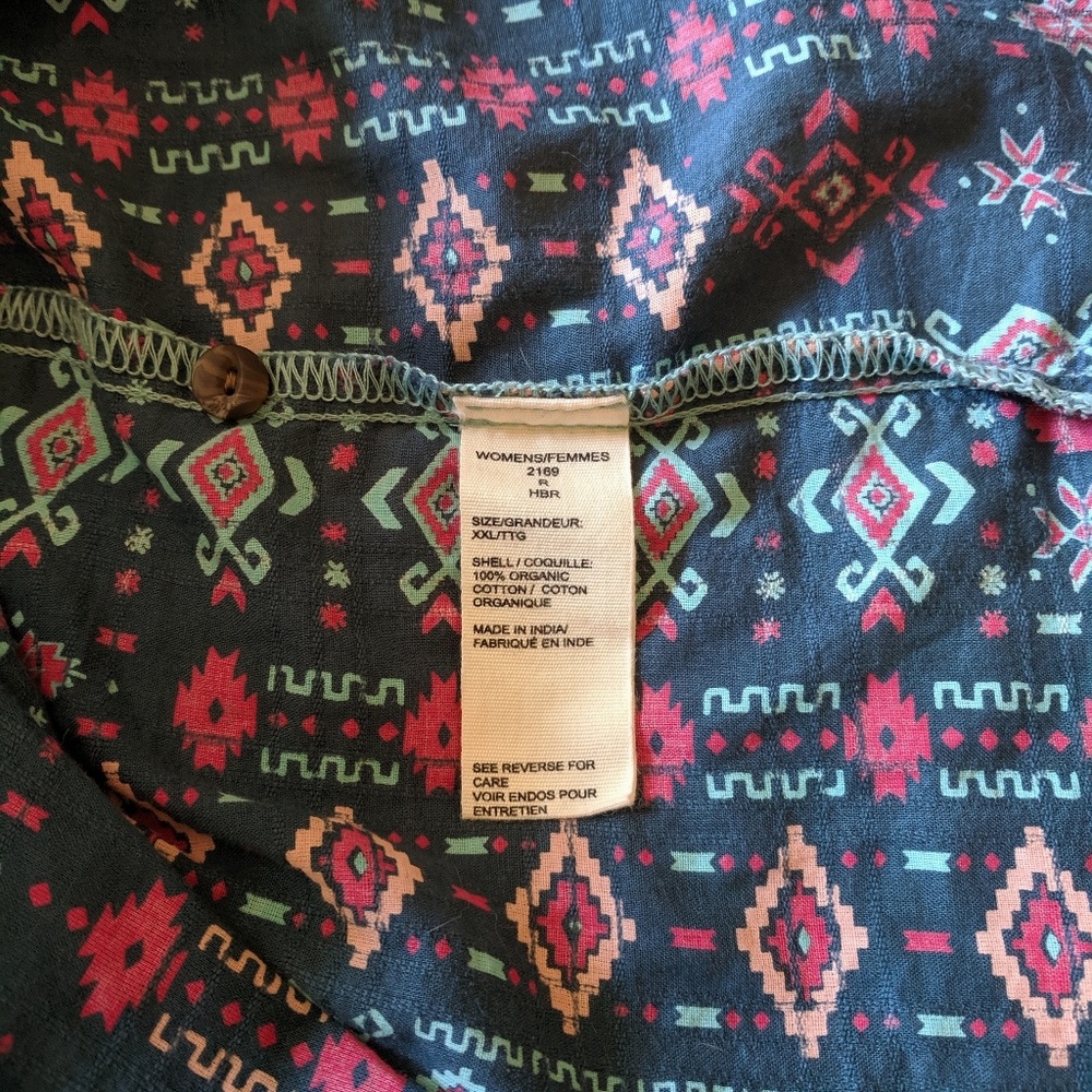 Aztec pattern blouse - Picture 5 of 8